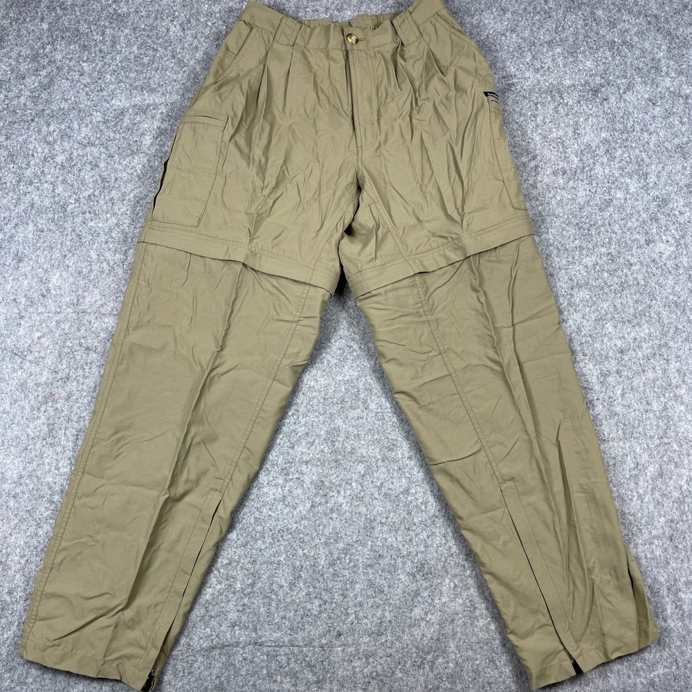 ExOfficio Convertible Cargo Pants Mens28" Green‎ Hiking Travel Gorpcore